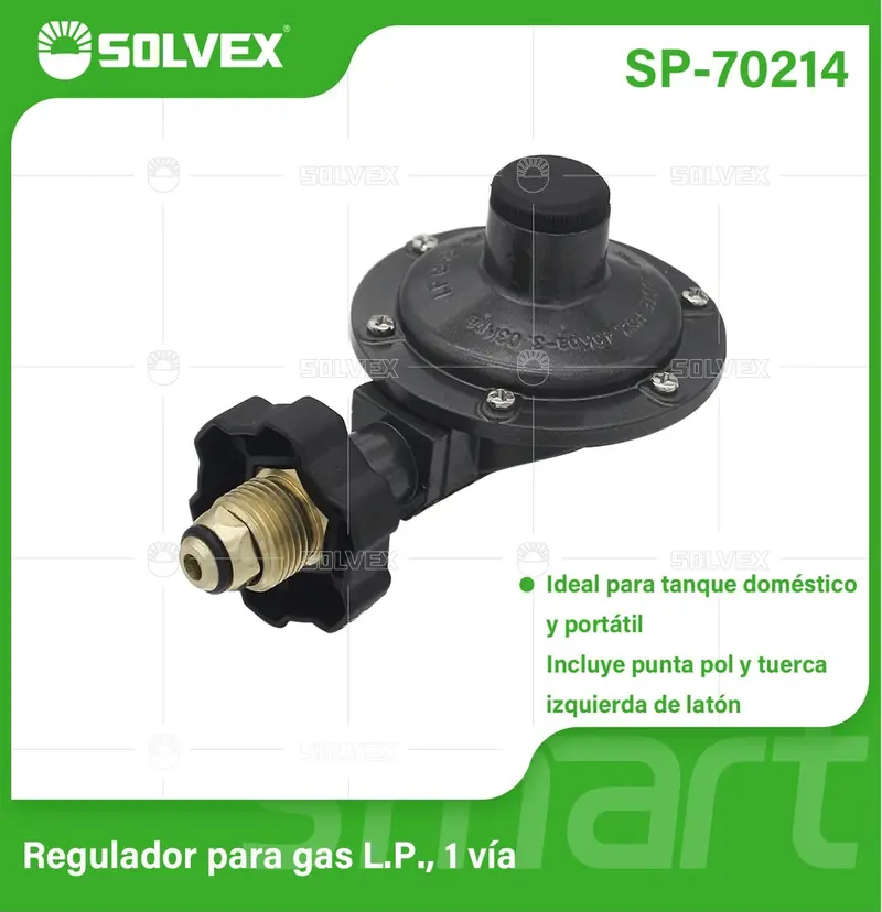 Low-Pressure Single-Stage Lp Gas Regulator – 3/8" Outlet For Domestic & Portable Tanks 1