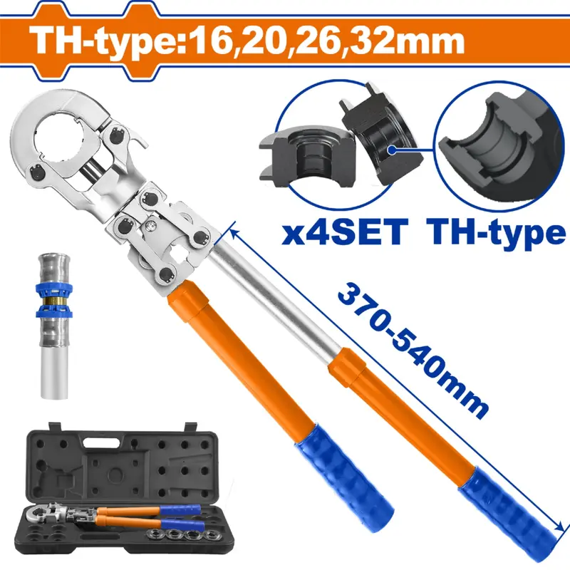 Manual Pex Pipe Crimping Tool – Th16–32 Mm, ≥40 Kn Clamping Force 1