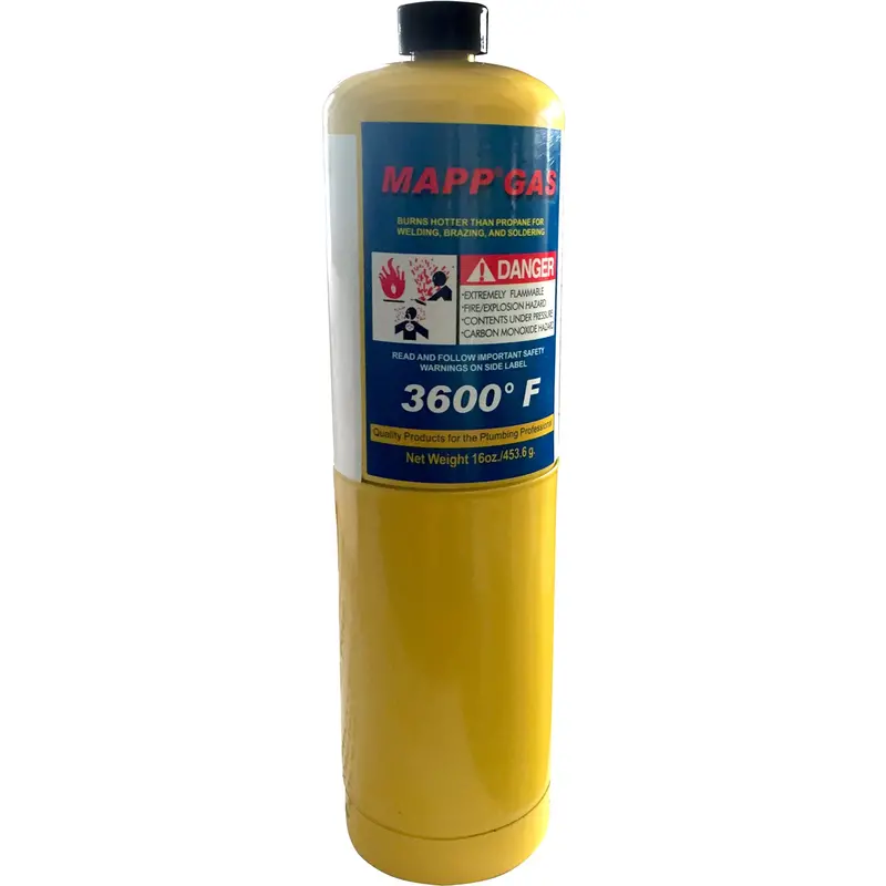 Mapp Gas Cylinder – 453.6 G (16 Oz) Portable Fuel Canister 1