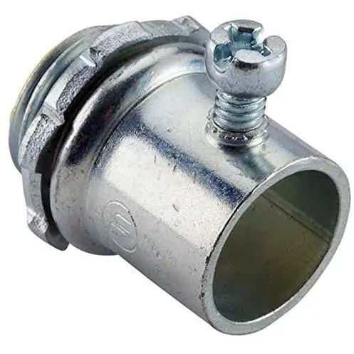 Metallic Box Connector For Emt – Zinc-Coated, 1¼", Ul Certified (E480010) 1