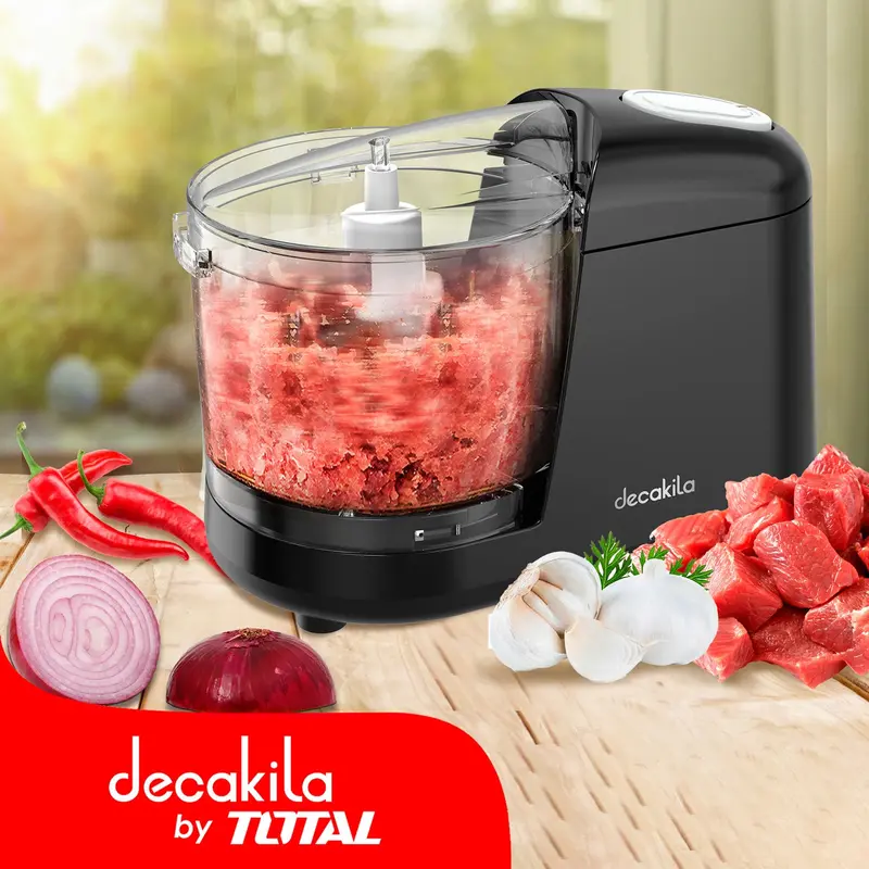 Mini Food Chopper – 0.35L Capacity, 100W Motor, 110V Compact Prep Tool 1