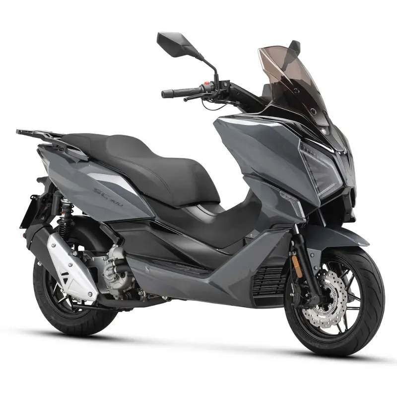 Morbidelli Sc300 Scooter – Matte Black, 4-Stroke Single-Cylinder Engine, 4-Valve, 11L Fuel Tank, Automatic Transmission 1
