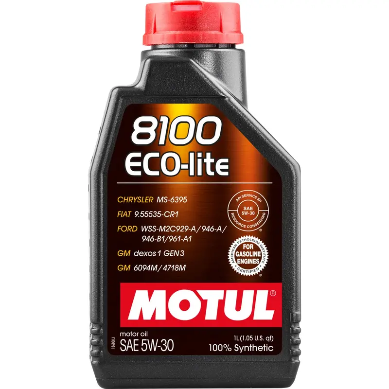 Motul 8100 Eco-Lite Full Synthetic 5W30 Gasoline Engine Oil – 1 L 1