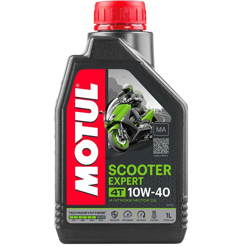 Motul Semi-Synthetic Scooter Engine Oil – 10W-40, 1 Liter 1