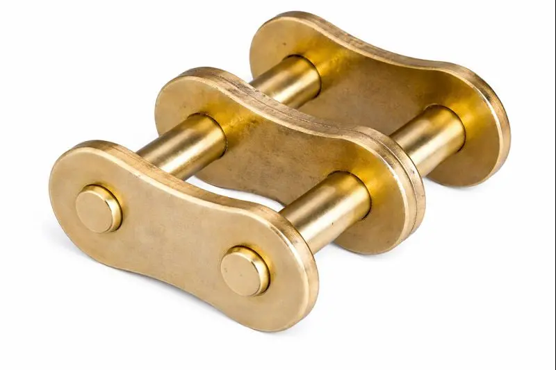 Nickel-Plated #40-2 Roller Chain Master Link – High-Corrosion Resistance 1