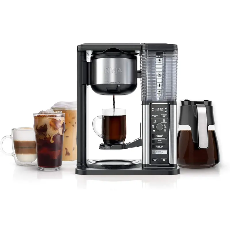 Ninja Cm401 Specialty Coffee Maker – 10-Cup Capacity With Fold-Away Frother & Permanent Filter 1