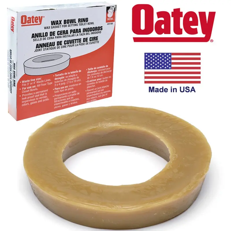Oatey Wax Ring For Toilets – Premium Sealing Gasket, Usa-Made 1