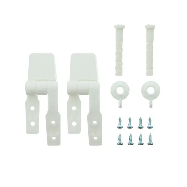 Pair Of Plastic Toilet Seat Hinges 1