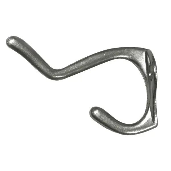 Pair Of Satin Nickel Coat And Hat Hooks 1