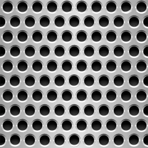 Perforated Metal Sheet: 4 Mm Hole Diameter, 1.35 Mm Thickness, 4' X 8' 1