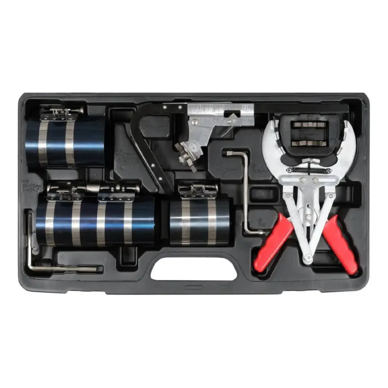 Piston Ring Installation Kit – 10-Piece Set With Ratchet Compressor, Pliers, And Ring Expander 1