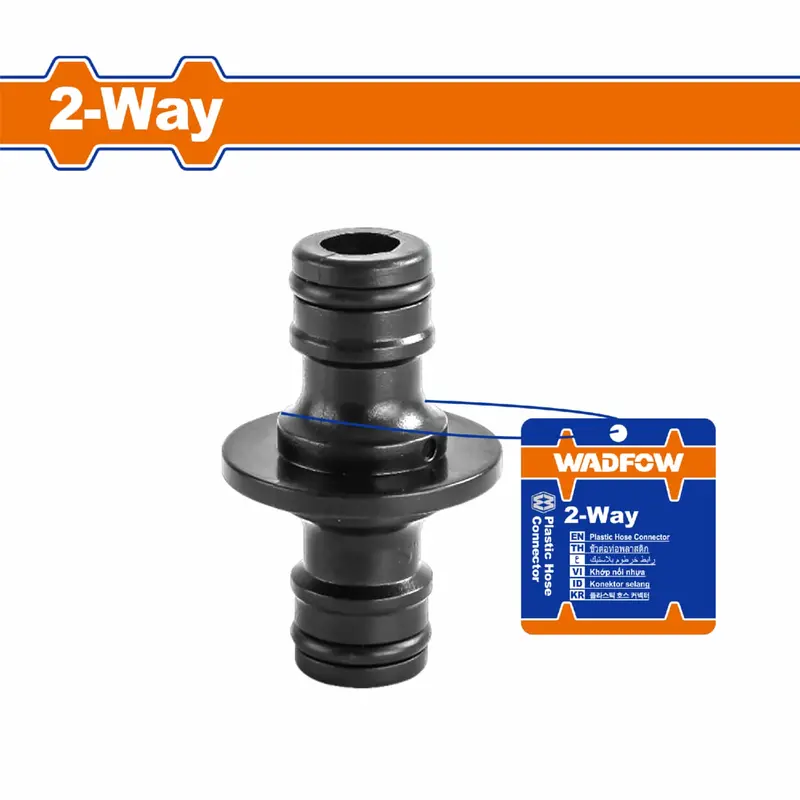 Plastic 2-Way Water Hose Splitter Connector – Dual Outlet Fitting 1