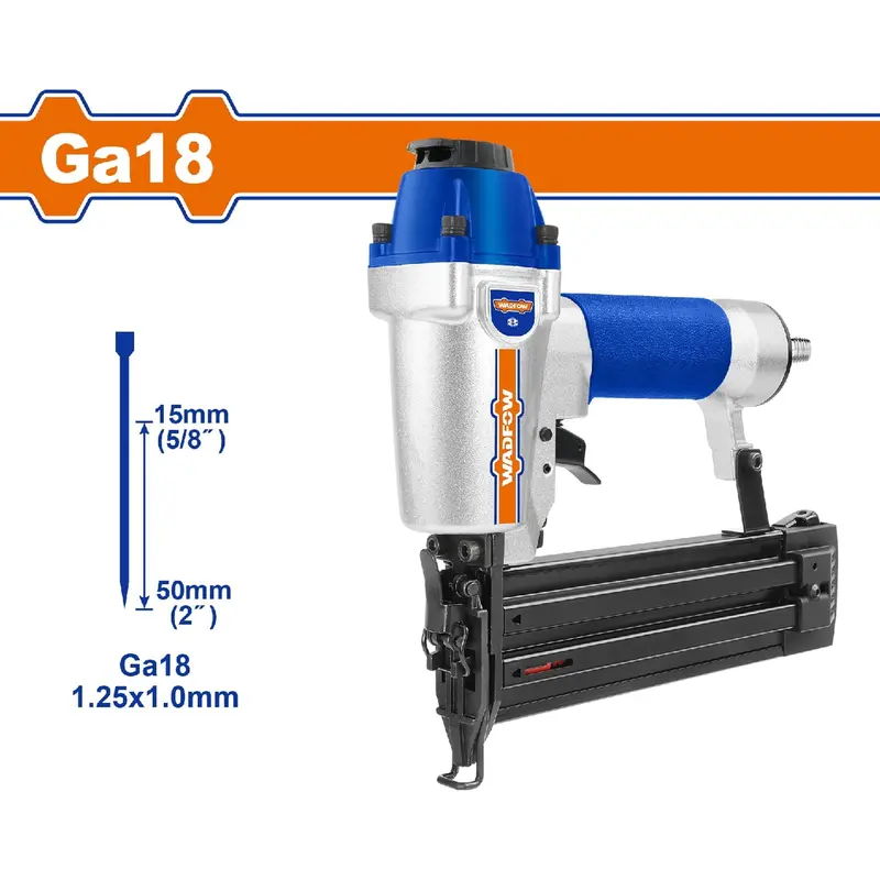 Pneumatic Nail Gun – Accepts 15–50Mm Nails, 100-Nail Magazine Capacity, Rapid-Release Mechanism 1