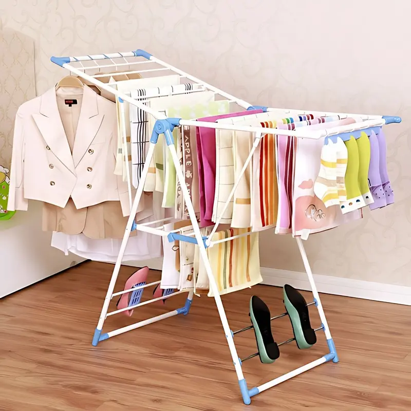 Portable Folding Clothesline – Indoor/Outdoor Use, Dimensions: 133 × 95.5 × 58 Cm 1