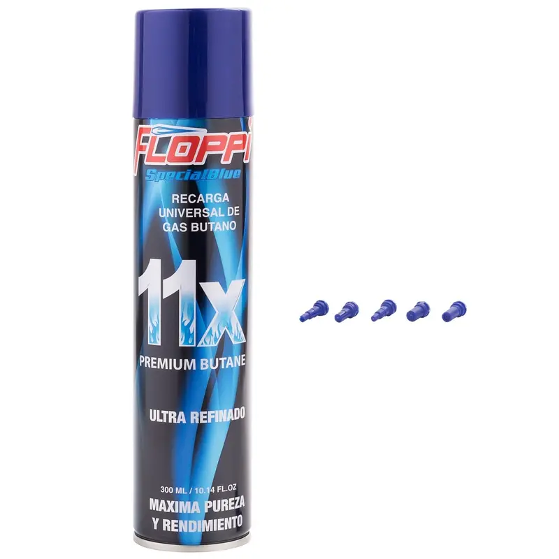 Premium Ultra-Refined Butane Gas Cartridge – 300 Ml With Universal Adapters 1