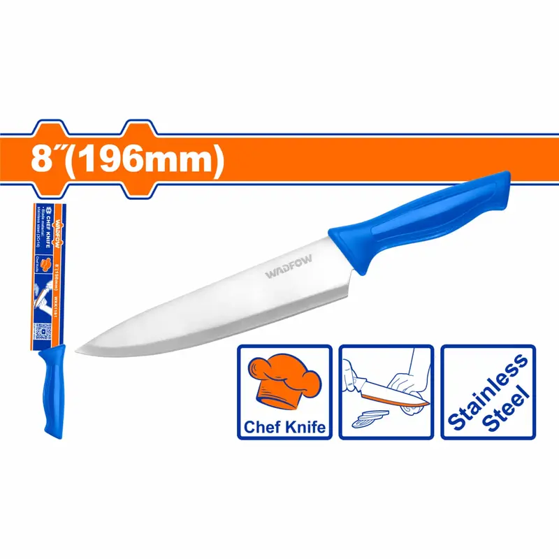 Professional Chef Knife – 8-Inch Stainless Steel Blade, Versatile For Slicing, Dicing, Chopping & Mincing 1