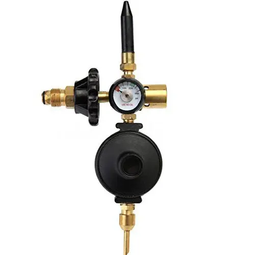 Professional Helium Tank Regulator With Auto-Shutoff Valve & Air Mixing Function 1