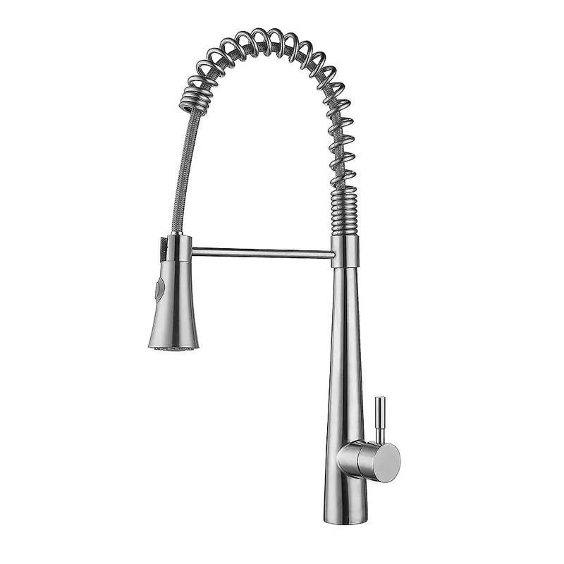 Pull-Out Kitchen Mixer Faucet – High-Quality Chrome Finish, Flexible Spout 1