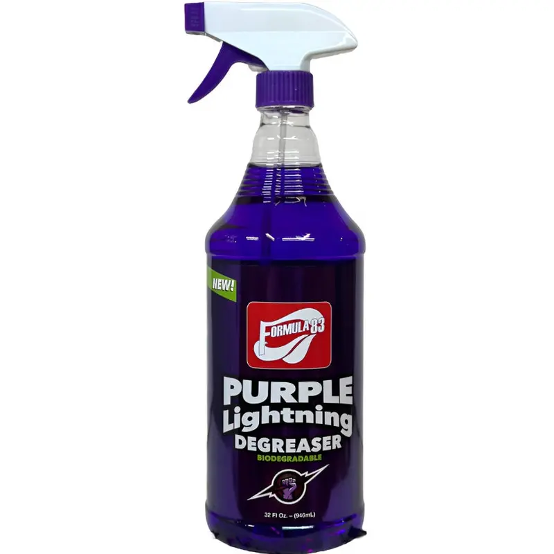 Purple Lightning Formula 83 Liquid Degreaser – 32 Oz Industrial-Strength Cleaner 1