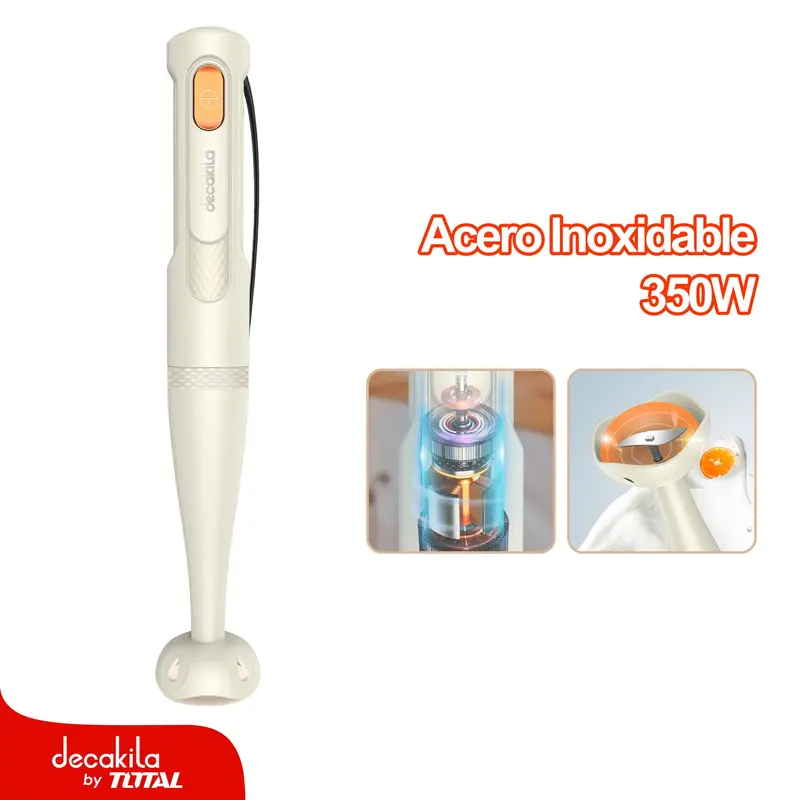 Quiet Hand Blender – 350W, One-Touch Activation, 120V, 50–60Hz Portable Mixing 1