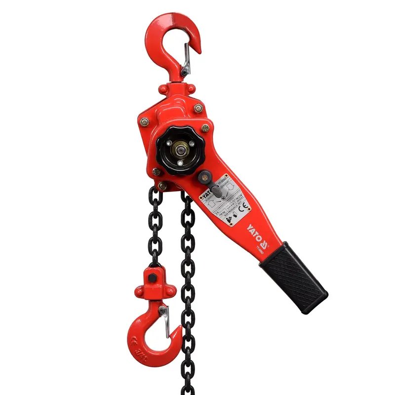 Ratchet Chain Hoist With Lever Mechanism – Catalina-Style Load Lifting System 1