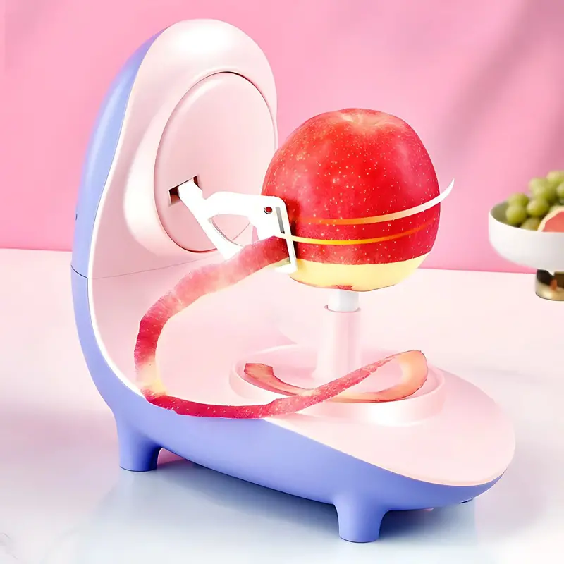 Rechargeable Automatic Fruit Peeler – Electric Rotary Peeling Machine For Apples, Pears & More 1