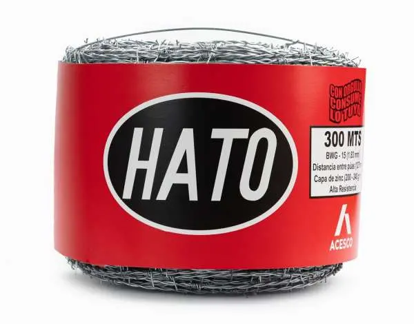 Red-Coated Triple-Galvanized Barbed Wire – #15 Gauge, 300 Meters (35 Lb / ~15.87 Kg Roll) 1