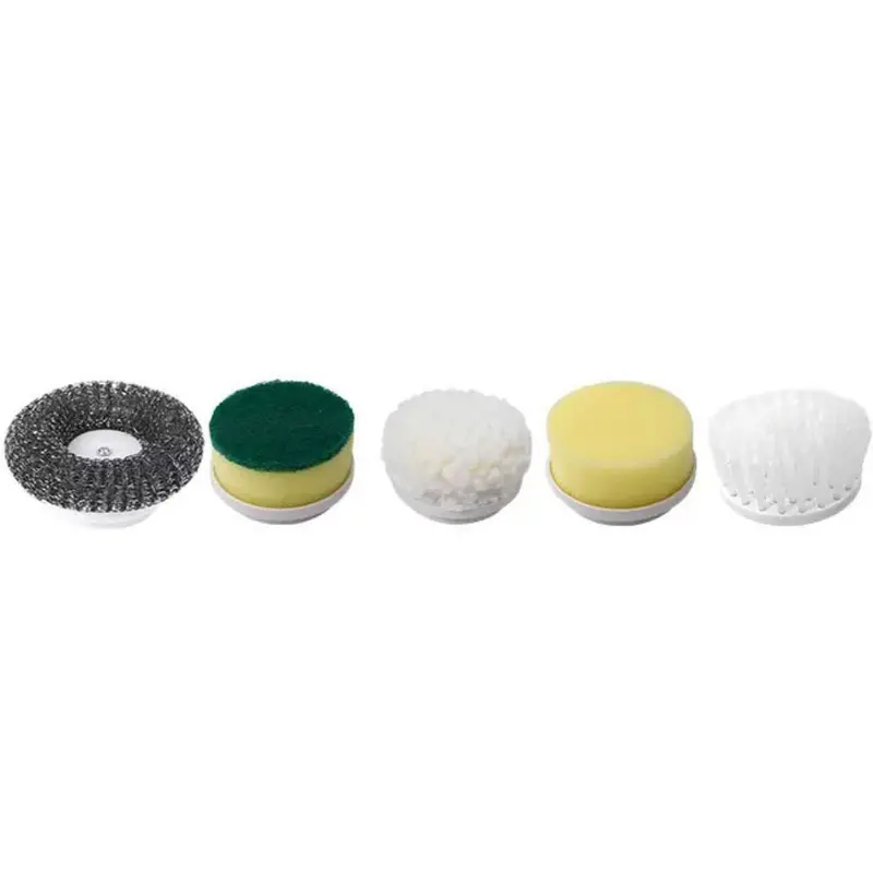 Replacement Rotating Cleaning Brush Heads – 5-Piece Set For Ab689 Electric Scrubber 1