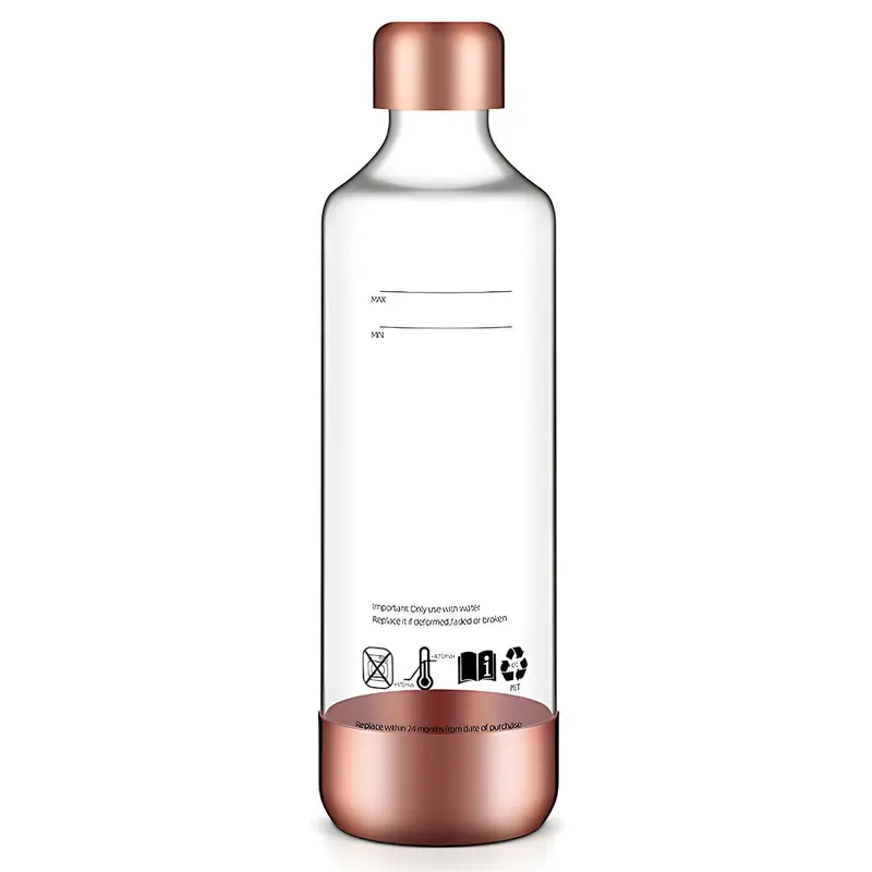 Rose Gold Sodastream Replacement Co2 Bottle For Sparkling Water Maker 1
