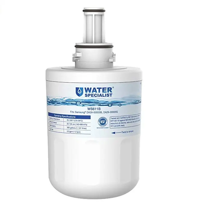 Samsung Refrigerator Water Filter – Compatible With Da29-00003G, Da29-00003B, Rsg257Aars, Rfg237Aars Models 1