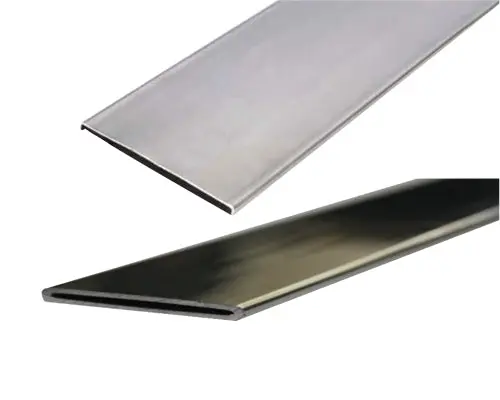 Satin-Finish Hollow 304 Stainless Steel Decorative Flat Bar – 25 × 4.8 Mm, 3 Meter Length 1
