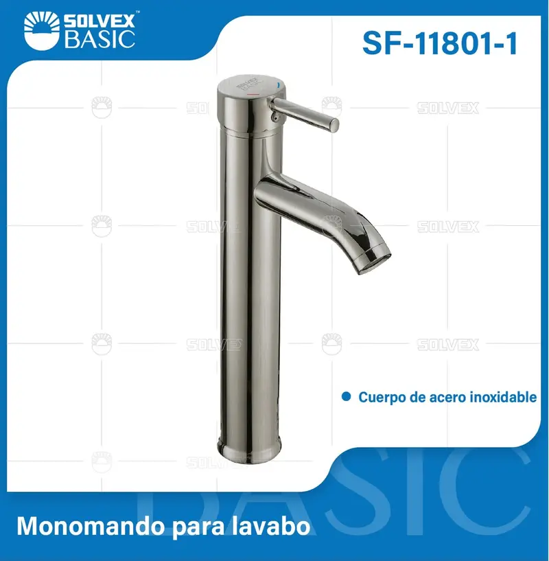 Satin-Finished Monocommand Bathroom Faucet: Stainless Steel Single-Lever Washbasin Tap 1