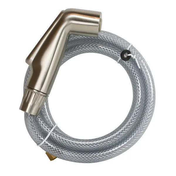 Satin Nickel Pull-Down Kitchen Faucet With 48-Inch Hose 1