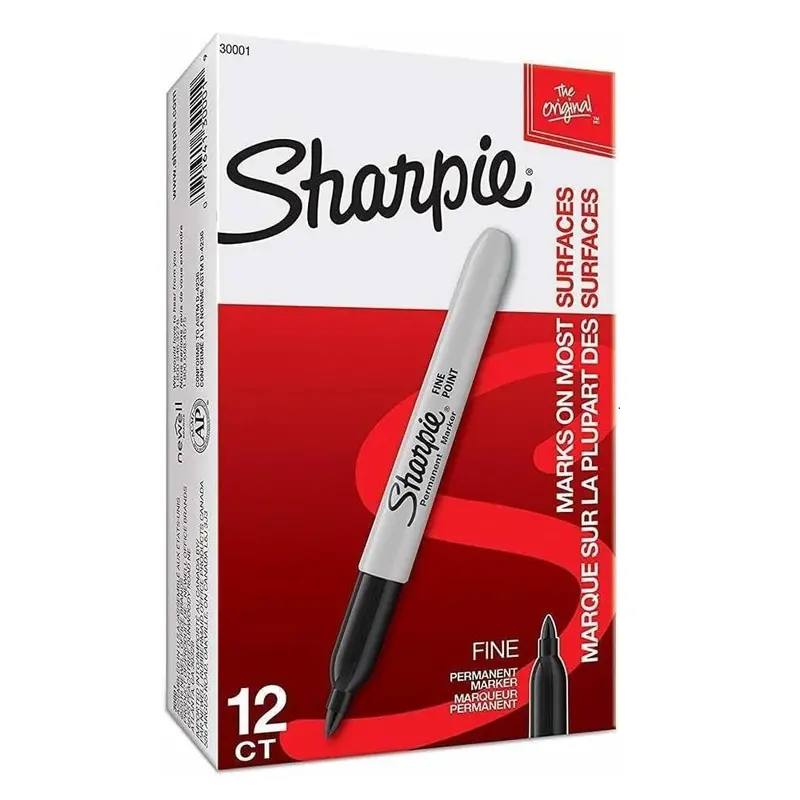 Sharpie Fine-Point Permanent Marker, Pack Of 12 1
