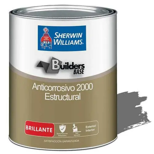 Sherwin-Williams Glossy Gray Anti-Corrosive Paint – 0.25-Gallon Can 1