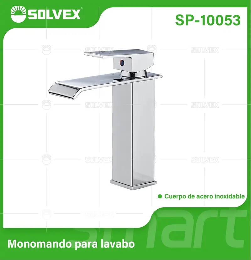 Single-Handle Bathroom Faucet: Polished Chrome Basin Mixer For Hot And Cold Water 1