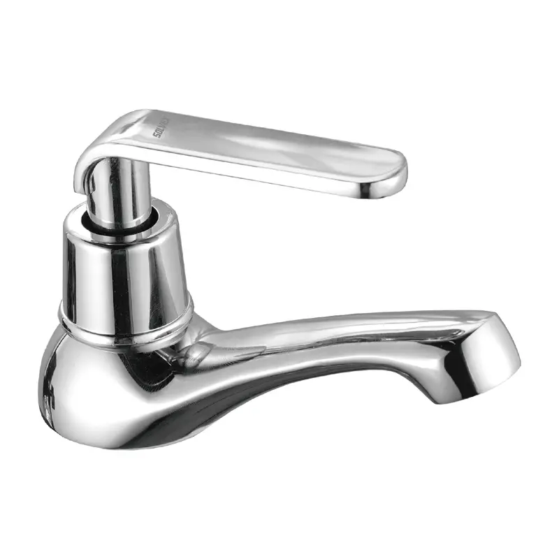 Single-Handle Chrome Brass Lavatory Faucet – Cold-Only Zinc-Handle Spout With Brass Cartridge Core 2