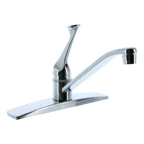 Single-Handle Chrome Kitchen Faucet – 2.0 Gpm Flow Rate 1