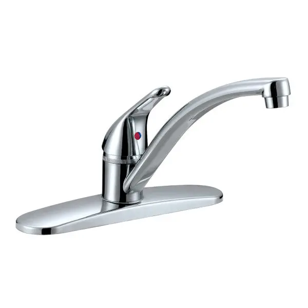 Single-Handle Polished Chrome Kitchen Faucet – 1.8 Gpm Flow Rate 1