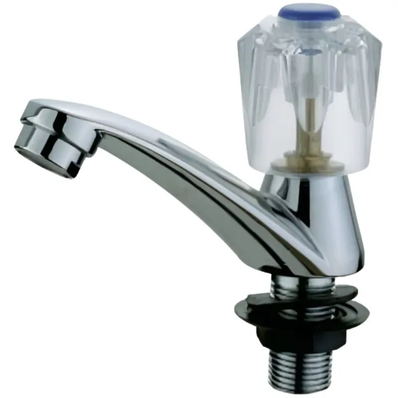 Single-Hole Chrome Bathroom Faucet For Wash Basin 1