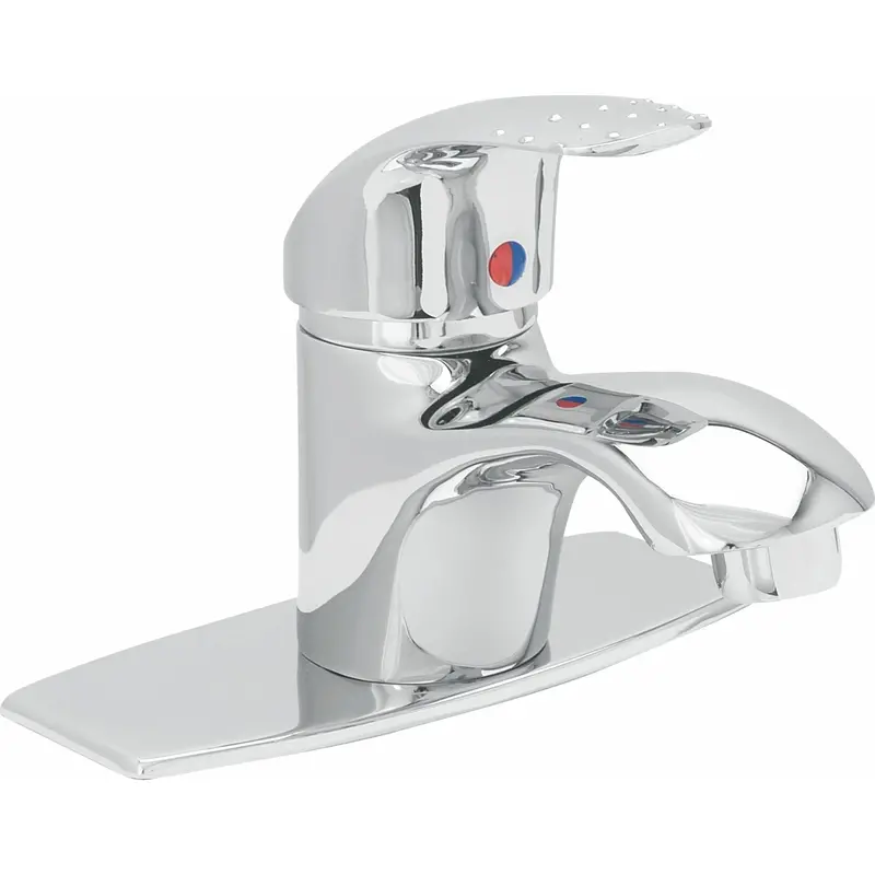 Single-Lever Bathroom Faucet – Mixer Style With Supply Hoses And Decorative Cover 1