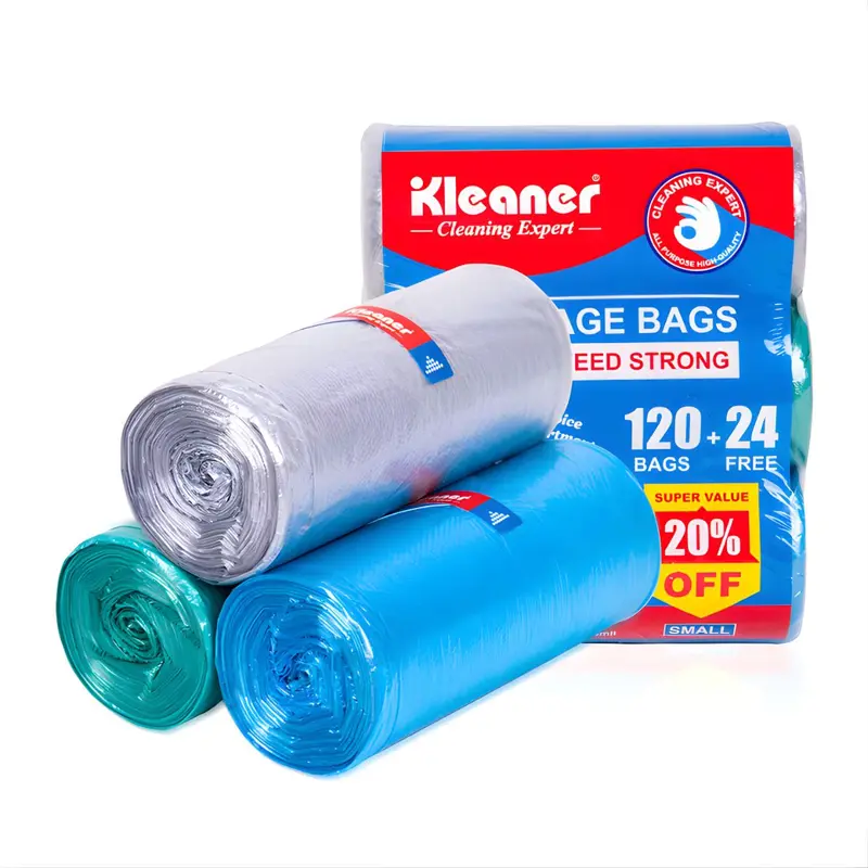 Small Trash Bags (7.5 L) – 144-Piece Pack (40X45 Cm), 2-Gallon Waste Liners 1