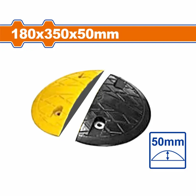 Speed Hump End Caps – Police Dummy Style, 195×350×50Mm, Set Of 2 1