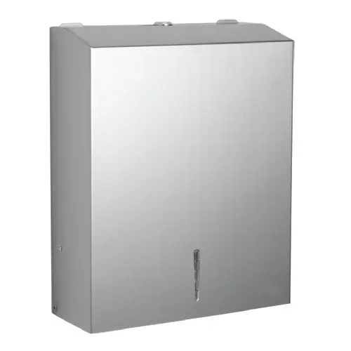 Square Hands-Free Paper Towel Dispenser – 280X348X102Mm, Brushed 304 Stainless Steel 1