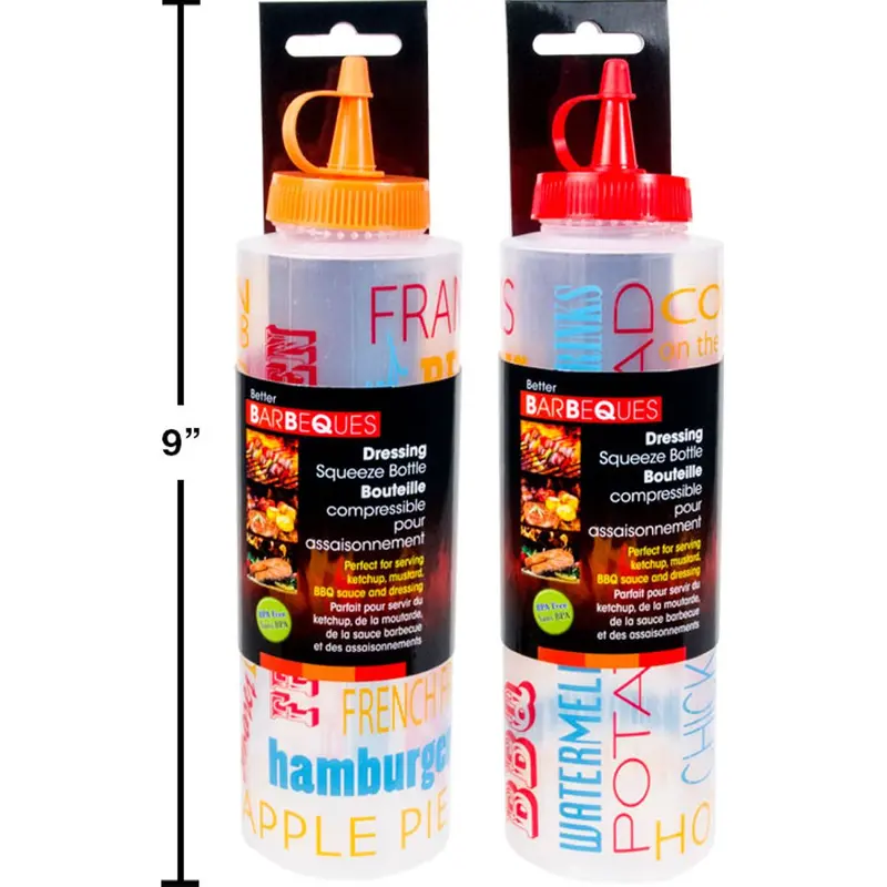 Squeeze Bottle Salad Dressing Dispenser – Assorted Colors (1 Pc) 1