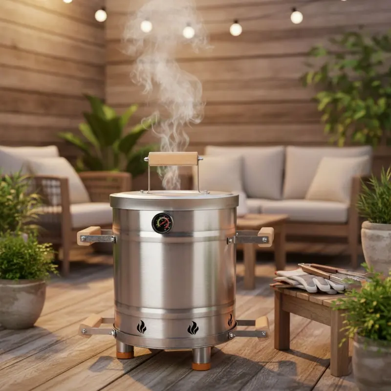 Stainless Steel 304 Smoker Barrels – Portable Grill & Bbq Smoking Kit 1