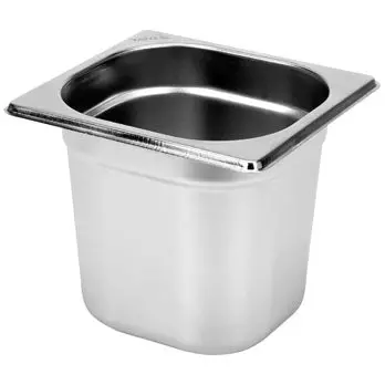 Stainless Steel Gn 1/6 Gastronorm Tray – 150 Mm Depth 1