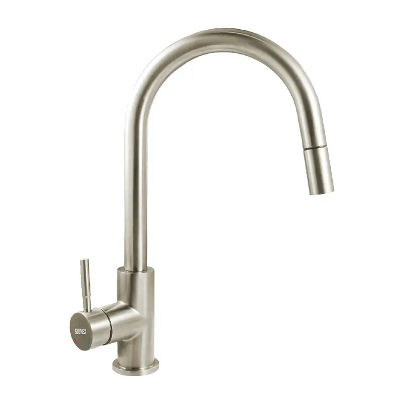 Stainless Steel High-Arc Kitchen Faucet – Pull-Down Sprayer With 1.5 M Extendable Hose And Tall Neck Design 2