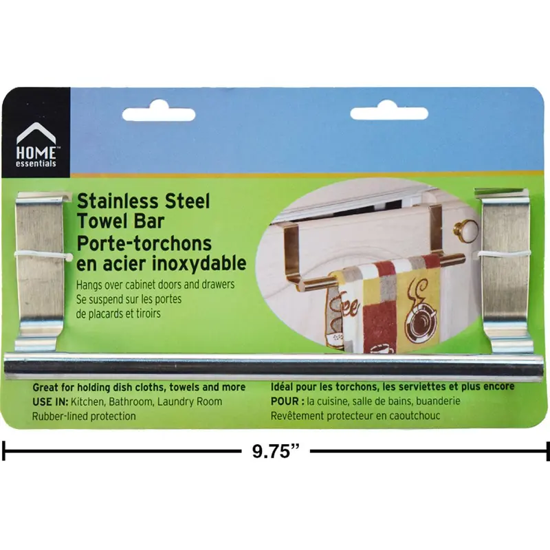 Stainless Steel Kitchen Towel Bar – 1.2 Mm Thickness, Wall-Mounted 1