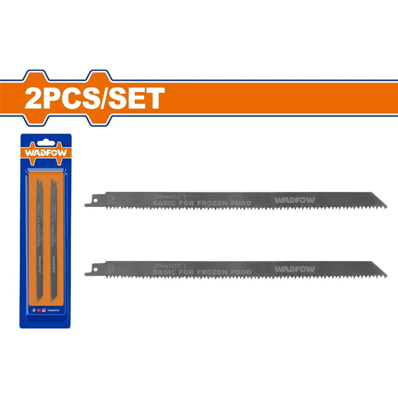Stainless Steel Reciprocating Saw Blades For Frozen Food – 300Mm (12"), 8 Tpi 1